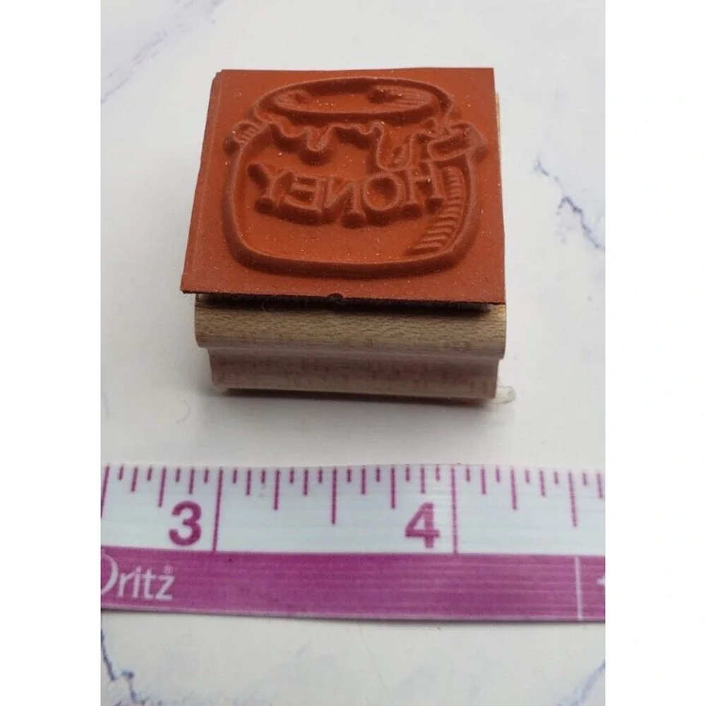 Mixed Lot of 10 Wood Mounted Rubber Stamps Nature Party Thanks
